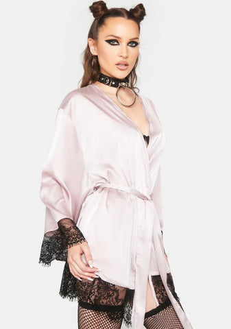 Alaia Mink Caged Kimono