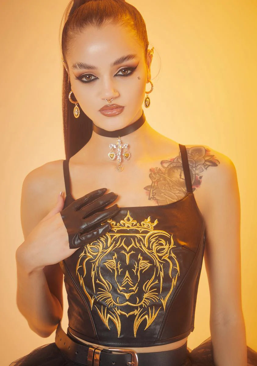 Put My Crown On Corset Top