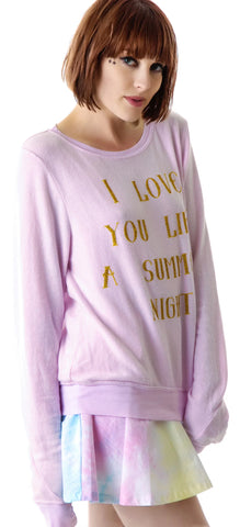 Love You Like Summer Baggy Beach Jumper