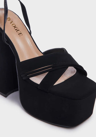 Nobody Else Matters Platform Heels