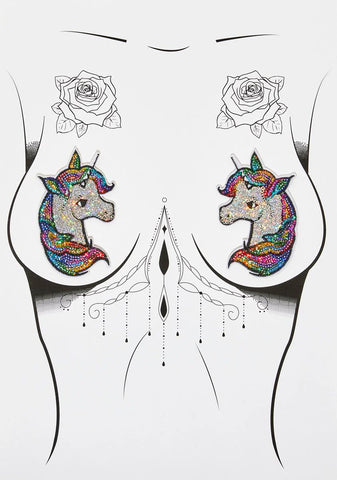 Sequin Unicorn Nifty Nipztix Pasties