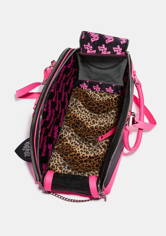 Sparkle Addict Rhinestone Dog Carrier