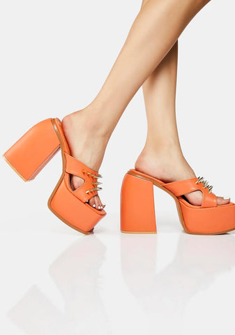 Tangy Spice It Up Platform Heels