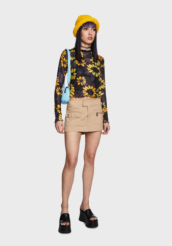 Slice Of Sunshine Mesh Top