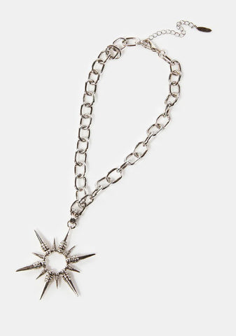 Compression Sun Chain Necklace