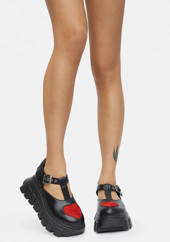 Into Your Arms Platform Mary Janes