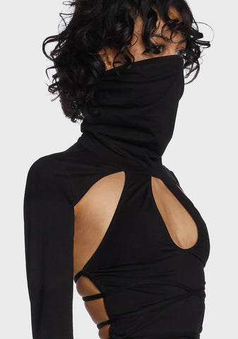 Echo Cut-Out Long Sleeve Top