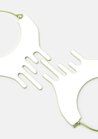 Slime Time Hoop Earrings