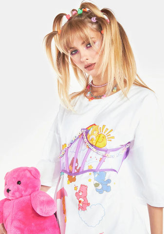 Lilac Fairy Play Chain Underbust Corset