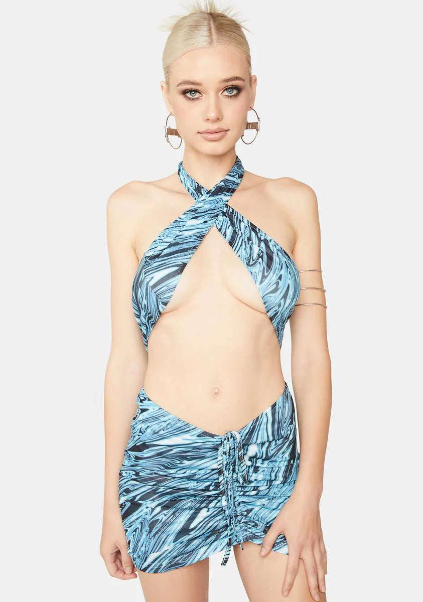Ride That Wave Mini Dress