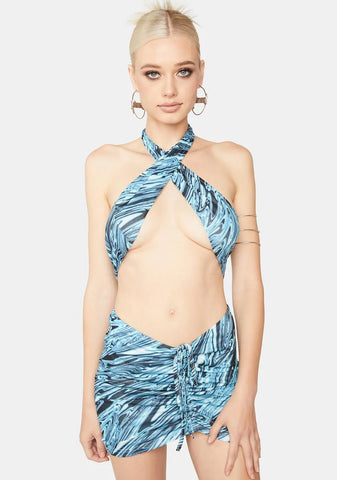 Ride That Wave Mini Dress