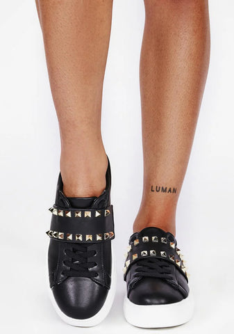 Too Hype Studded Sneakers