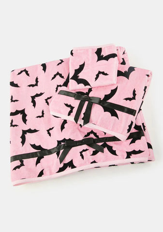 Sweet Bat Behavior Towel Set