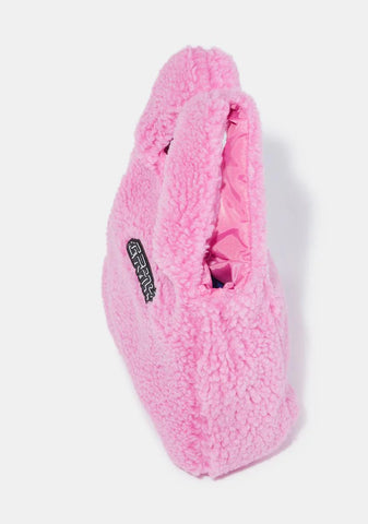 Space Lady Girl Sherpa Handbag