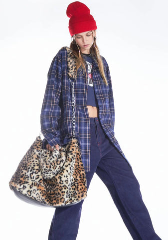 Navy Miss Nonconformist Flannel Shirt