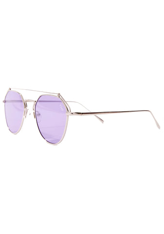 Lilac Stephanie Transparent Sunglasses