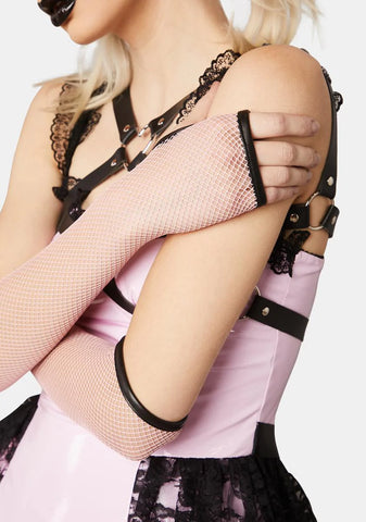 Strange Apparition Fishnet Gloves