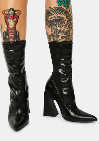 Callous N Cordial Power Mesh Sock Heels