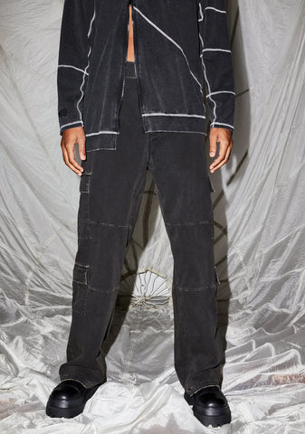 Reverb Unisex Washed Cargo Pants