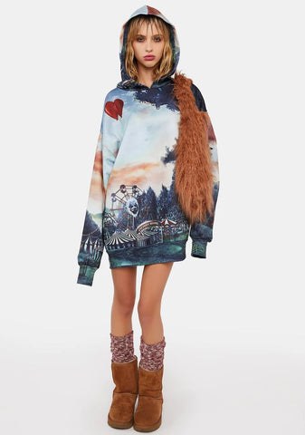 Nightmare Circus Oversized Hoodie