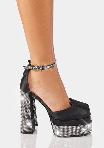 Sugar And Spice Rhinestone Heels