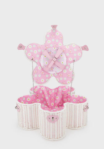 Daisy Me Rollin' Picnic Basket