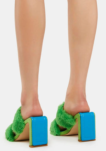 Arlet Faux Fur Heels