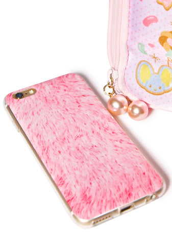 Pink Fur iPhone 6 Case