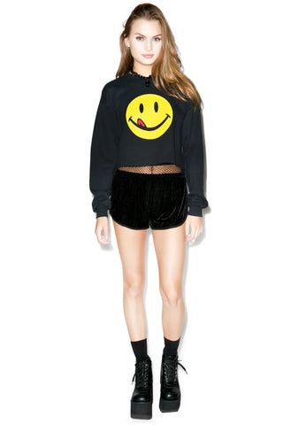 Lickity Split Crop Sweatshirt