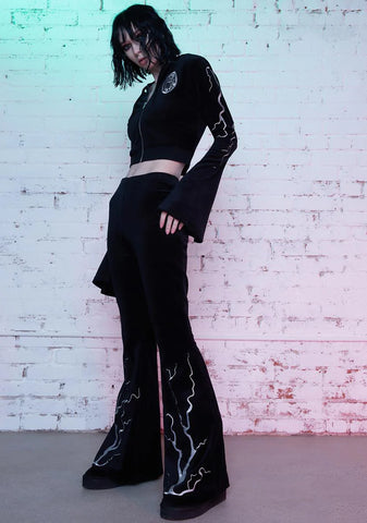 Hidden In Darkness Velour Track Pants