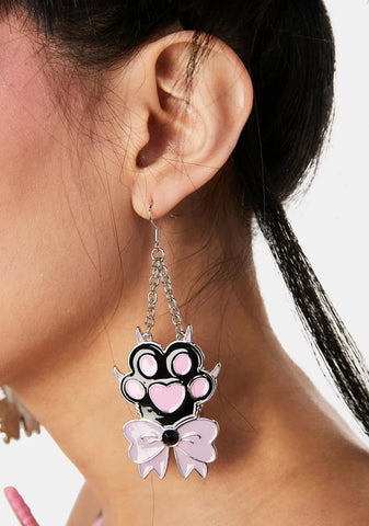 Claws Out Drop Earrings