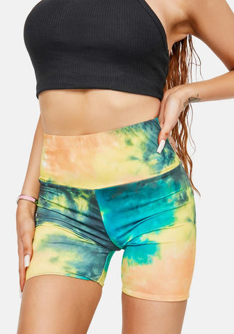 Lawson Tie Dye Biker Shorts