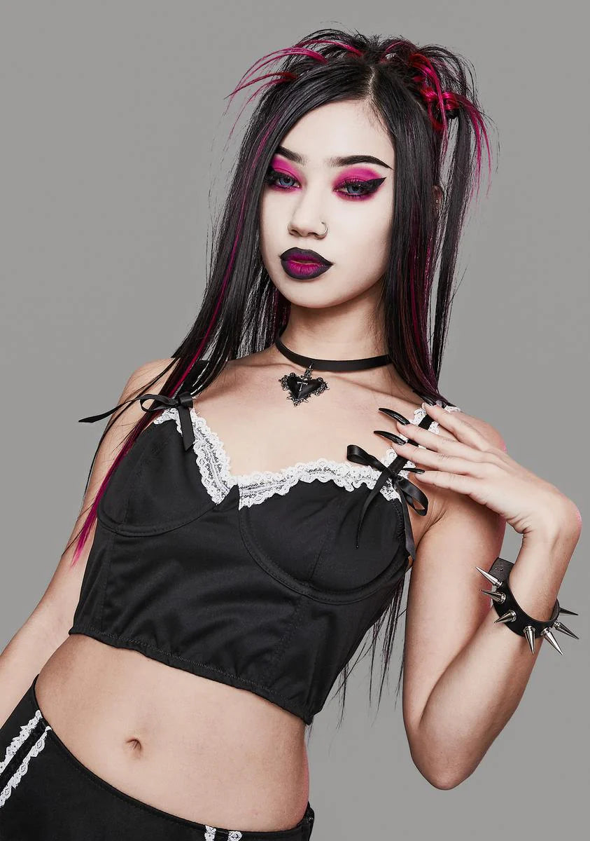 Unfair Maiden Lace Bustier Top