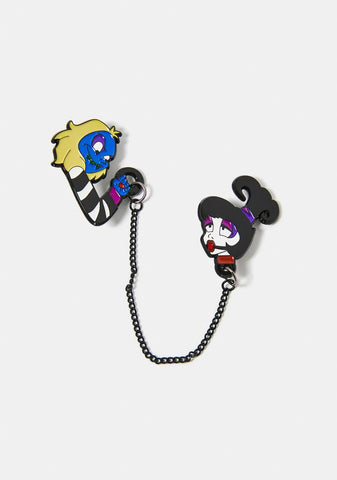 Beetle Love Enamel Pin