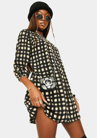 Isha Check Mini Dress