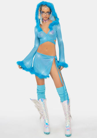 Lyrical Mirage Wrap Skirt