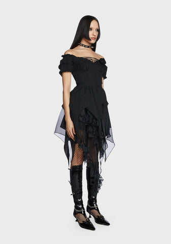 Off The Shoulder Mini Dress