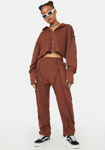 Hazel Cropped Hoodie