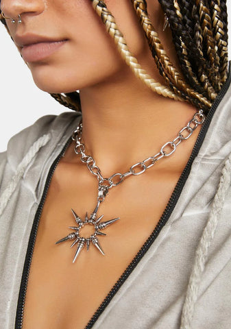 Compression Sun Chain Necklace