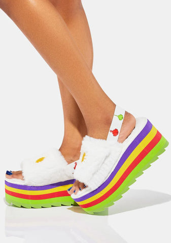 Teletubbies Qozii Platform Slides