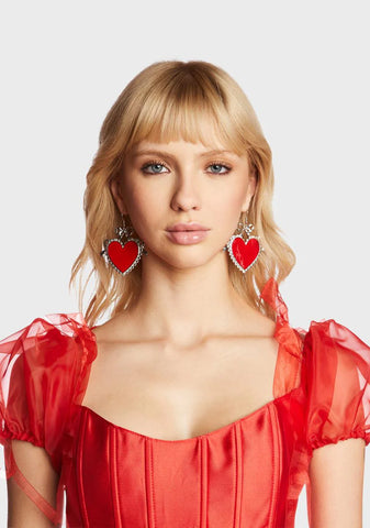 The Promise Heart Earrings