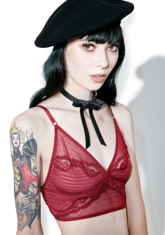 Bordeaux Desires Bralette