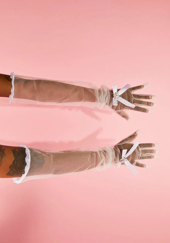 Angel I'm Wishing Sheer Gloves