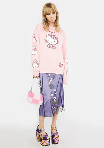 Hello Kitty Bunny Crewneck Sweatshirt