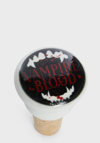 Vampire Blood Bottle Stopper