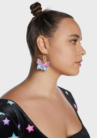 Trippy Wings Butterfly Earrings