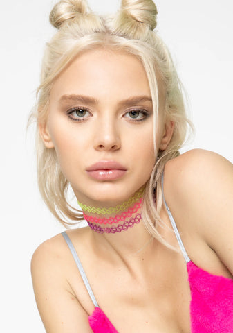 90s Gurl Tattoo Chokers Set