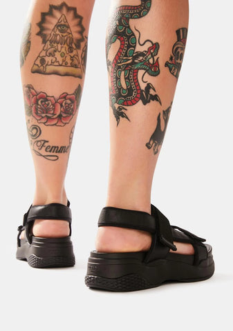 Lori Leather Platform Sandals