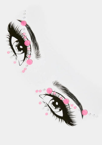 Cotton Candy Goddess Rhinestone Eye Jewels