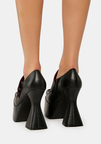 Drive Me Batty Platform Loafers